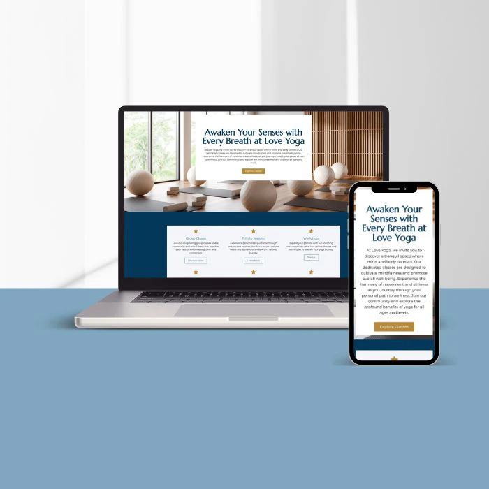 Love Yoga - Mockup