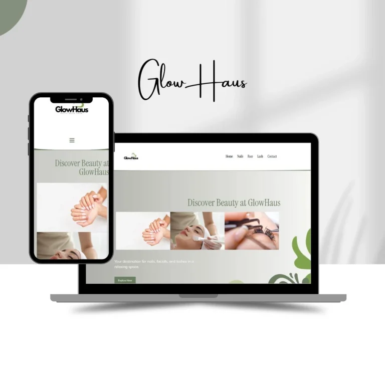 GlowHaus - Mockup