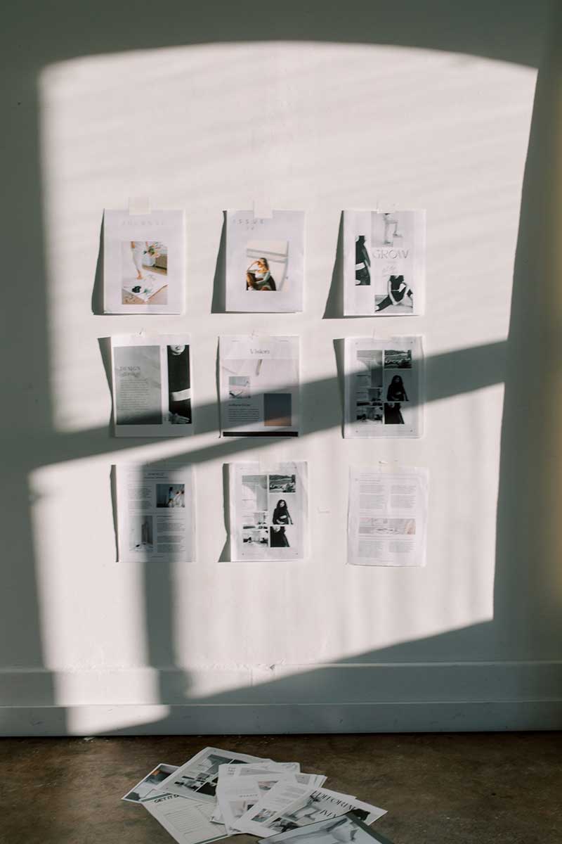 intentional design process for a small business website